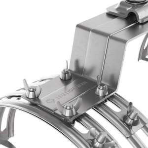 Молниеприемник на полукруглый гребень крыши 1,5 м (Al) 414013 LEO Lightman