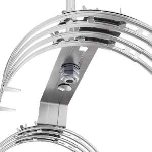 Молниеприемник на полукруглый гребень крыши 1,5 м (Al) 414013 LEO Lightman