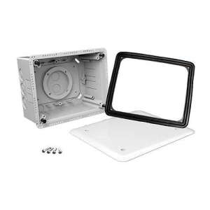 Коробка универсальная с крышкой (используется при термоизоляции фасадов); Поликарбонат; 170х210х86мм