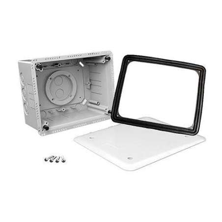 Коробка універсальна з кришкою (використовується при термоізоляції фасадів); Полікарбонат; 170х210х86мм