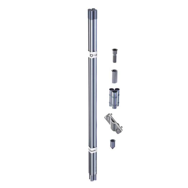 Комплект заземлення D16 × 6 м різьбовий StgZn LEO LIGHTMAN 116605