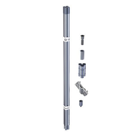 Комплект заземления D16 × 6 м резьбовой StgZn LEO LIGHTMAN 116605