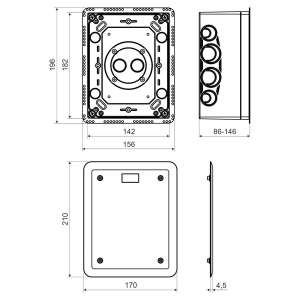 Коробка универсальная с открыв. крышкой KUZ-VO_KB, Kopos