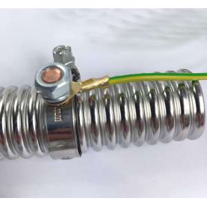 Стальной хомут заземления труб, металлорукава, нерж.сталь 44-56мм, АTE-ERH56