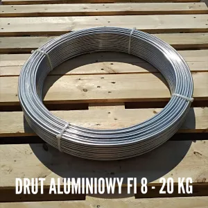 Алюминиевый провод Ø8 мм для заземления | бухта 25 кг