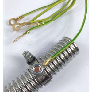 Наржавіючий хомут заземленyя труб, металлорукава, діам. 50-70мм, Антек, ATE-ERH70